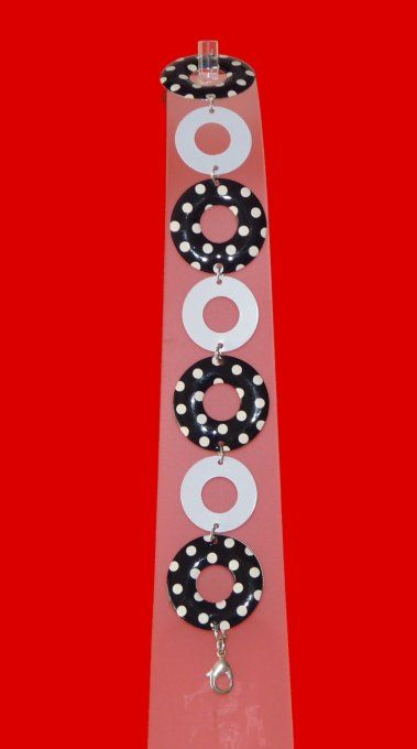 Bracelet émail Flamenco réf Pola