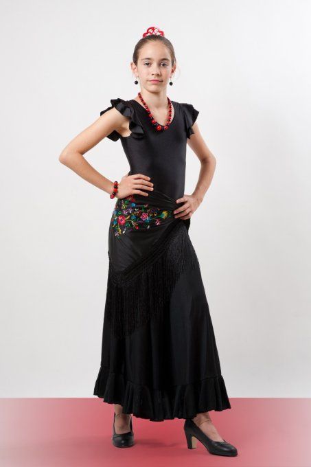 Body flamenco fillette ECO BD002N
