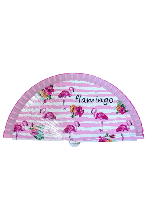 Eventail Fantaisie Flamingo