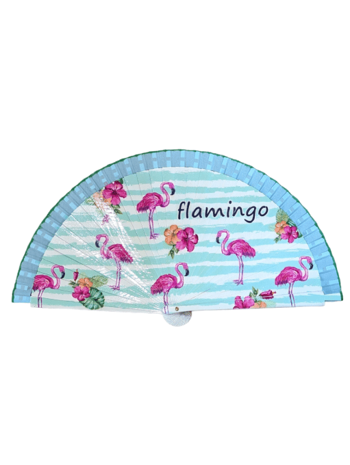 Eventail Fantaisie Flamingo