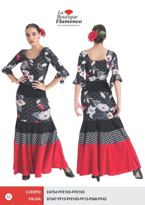 Jupe flamenco réf EF347 la boutique flamenco