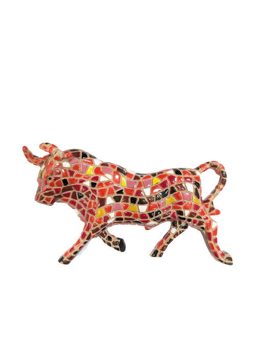 Magnet Taureau mosaïque Barcino