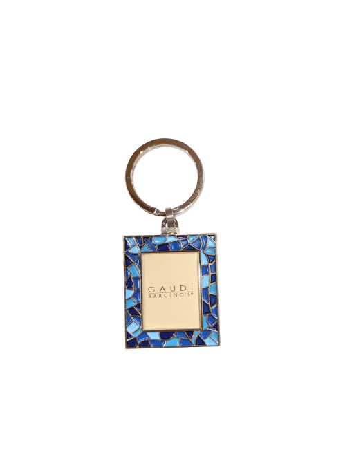 Porte clé porte photo mosaïque Barcino