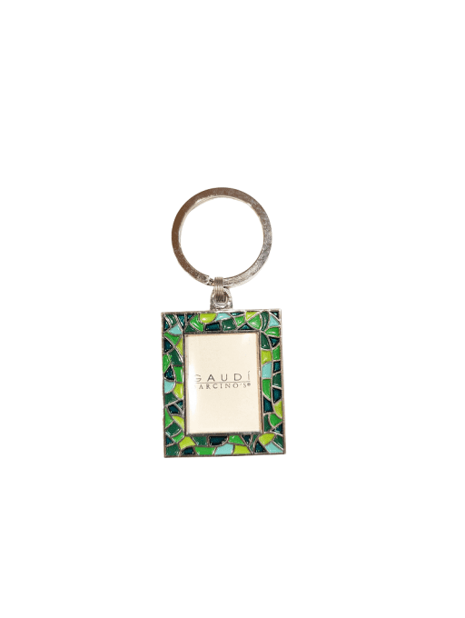 Porte clé porte photo en mosaïque Barcino