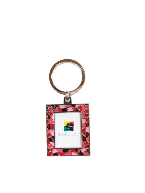 Porte clé porte photo en mosaïque Barcino