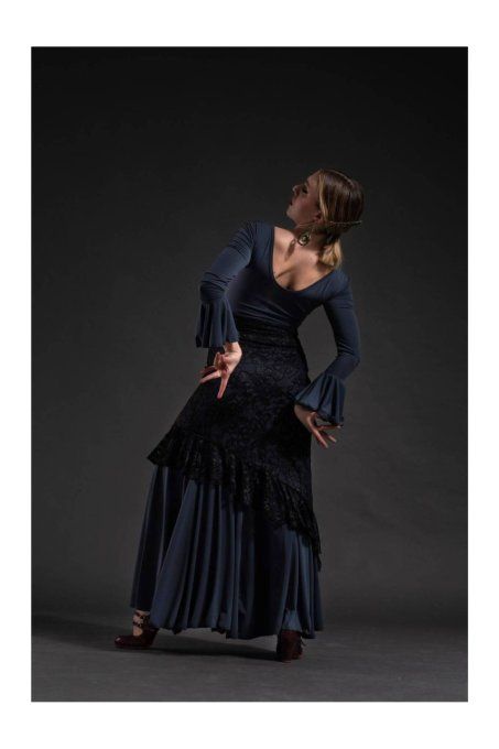 Sur-Jupe Flamenco Serrada