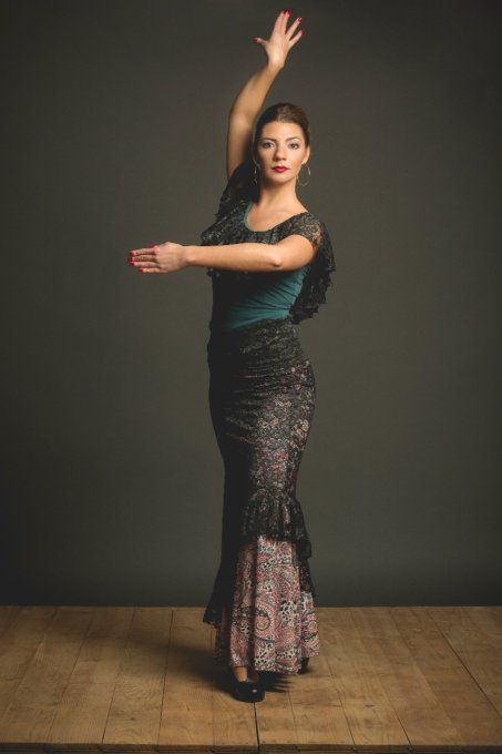 Sur-Jupe Flamenco Serrada